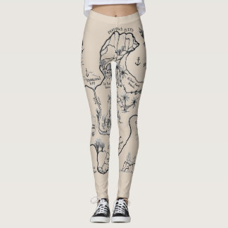Leggings Île de trésor perdu