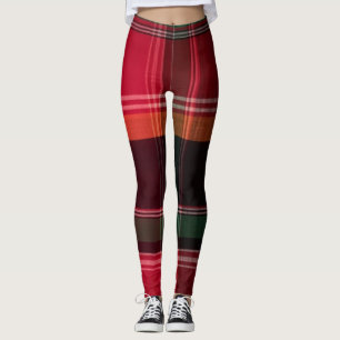 Leggings Îles Vierges Madras Plaid
