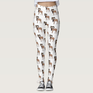 Leggings Illustration de chèvre de Mouflon