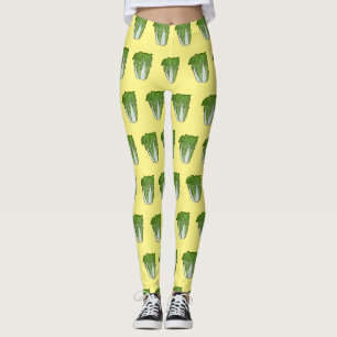 Leggings Illustration de chou chinois