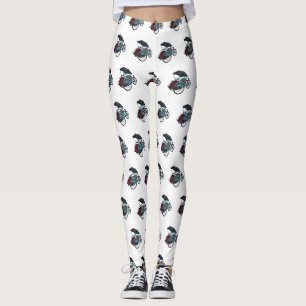 Leggings Illustration de cyclo-pousse