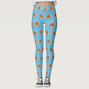 Leggings Illustration de dessin sur les céréales