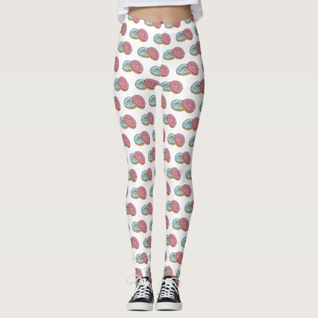 Leggings Illustration de Donut (Devant)