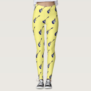 Leggings Illustration de guitare électrique