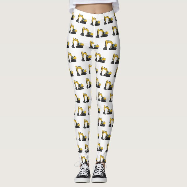 Leggings Illustration de la pelle Crawler (Devant)