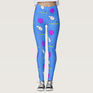 Leggings Illustration de l'humour en ballons de mouton mign