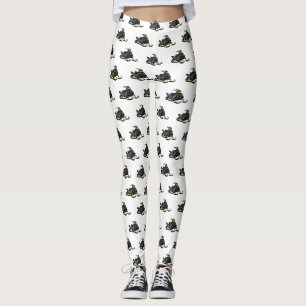 Leggings Illustration de motoneige