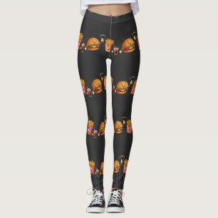 Leggings Illustration de personnages mignons de Sushi Kawai
