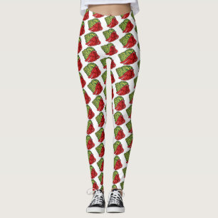 Leggings Illustration du crabe mignon