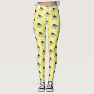 Leggings Illustration du pigeon pigeon du Bouclier de Saxon