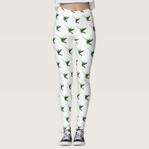 Leggings Illustration d'un colibri à bec épée