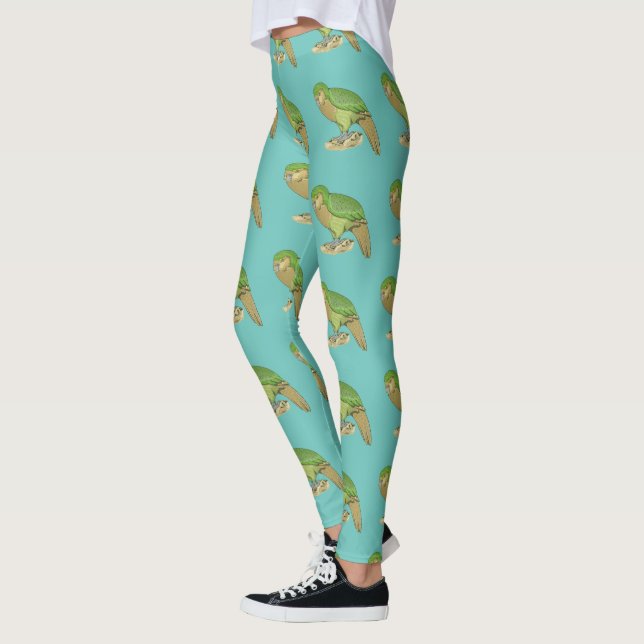 Leggings Illustration Kakapo (Gauche)