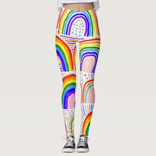 Leggings Illustration Rainbow Marker : Pat sans joint enfan