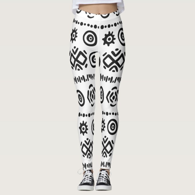 Leggings im Ethnic-Boho-Stil (Vorderseite)