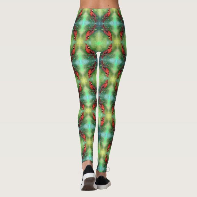 Leggings im nördlichen Kardinal (Rückseite)