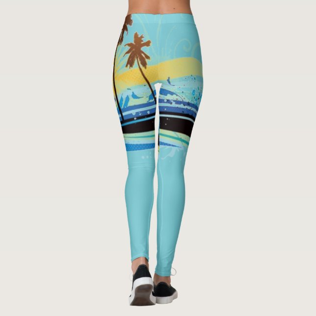 Leggings im Sommer (Rückseite)