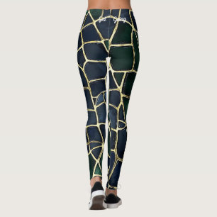 Leggings Impression de coquille de tortue