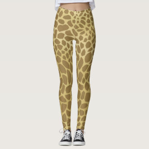 Leggings Impression de girafe