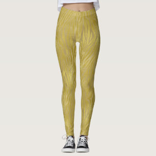 Leggings Impression Gold Zebra
