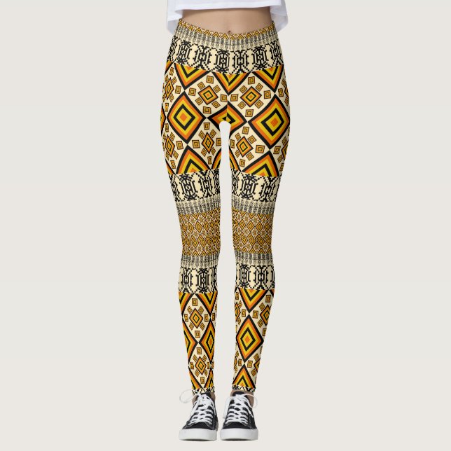 Leggings Impression héritée partout (Devant)