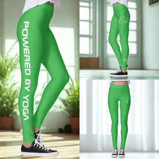 Leggings Impression personnalisée Yoga Crew Kelly Green