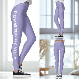 Leggings Impression personnalisée Yoga Crew Lavande Pâle Vi