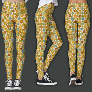 Leggings Impression Rétro   Chic Rétro