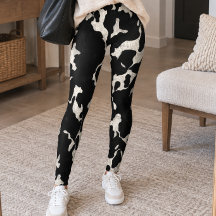 Impression vache noir et blanc
