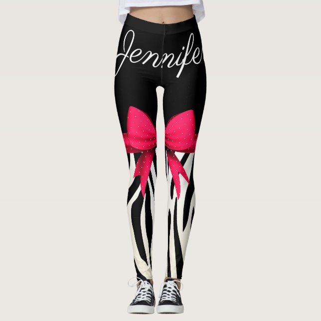 Leggings Impression Zebra (Devant)