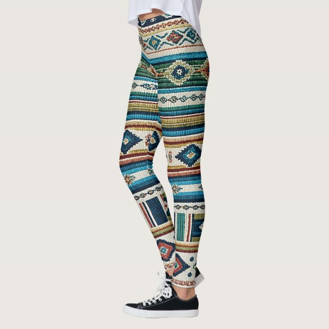 LEGGINGS IMPRIMANTES PERSONNALISÉES - "AGUA" (Gauche)