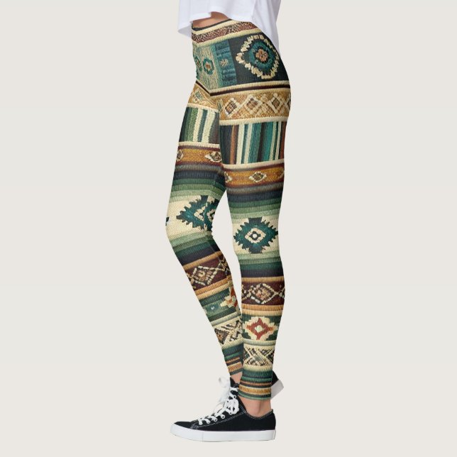 LEGGINGS IMPRIMANTES PERSONNALISÉES - "AGUACATE" (Gauche)