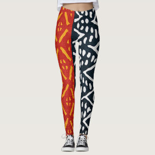 Leggings imprimé africain L