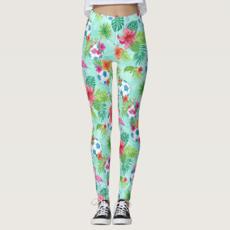 Leggings Imprimé de football Palm Goals
