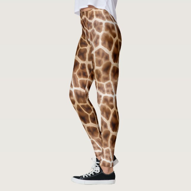 Leggings Imprimer Giraffe Safari (Gauche)