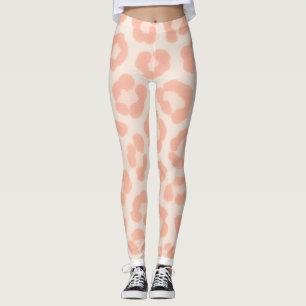 Leggings imprimés cheetah albinos Anim Blush & C
