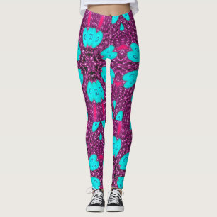 Leggings imprimés de couleurs vives