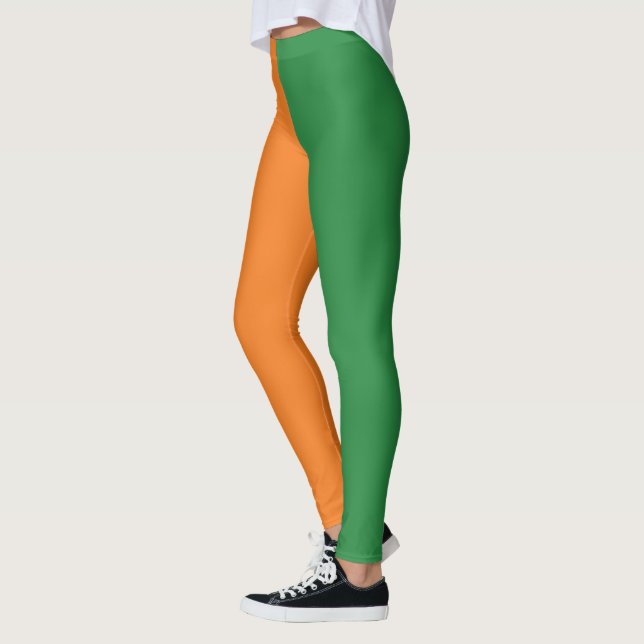 Leggings in den Flaggenfarben von Frauen in Irland (Links)