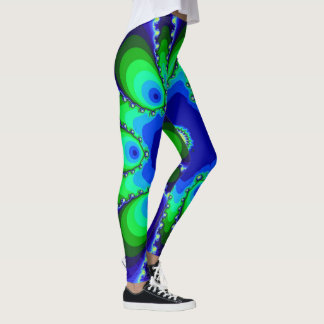Leggings in fantastischem Stil. Crazy Farben