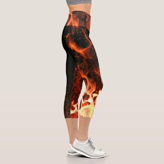 Leggings in Flammen