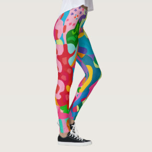 Leggings in Frauenfarben