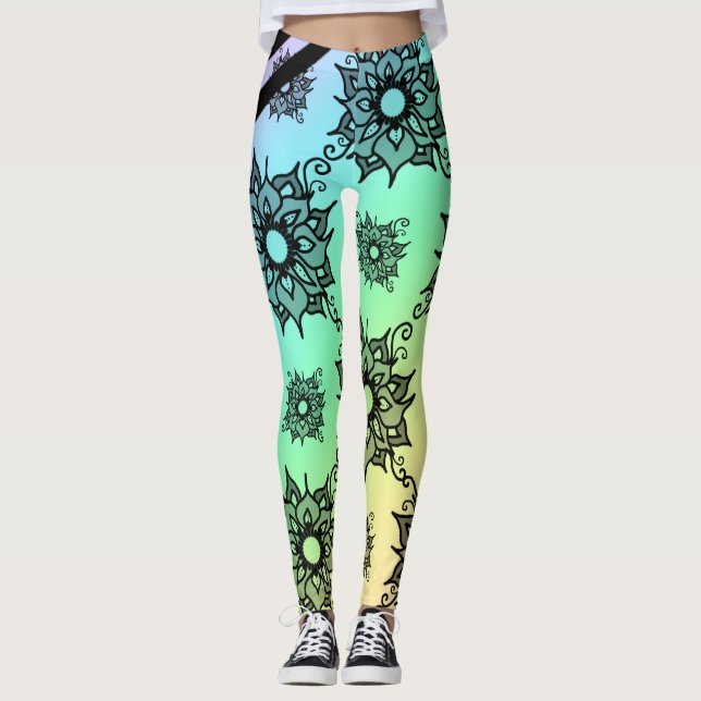 Leggings in Pastellfarben (Vorderseite)