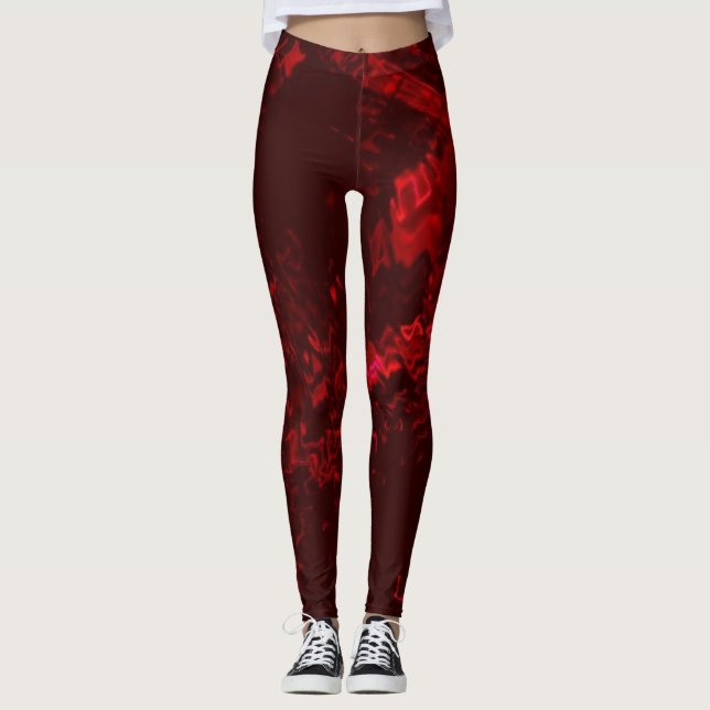 Leggings in Rot-Rosa (Vorderseite)