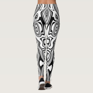 Leggings in Schwarz und Weiß