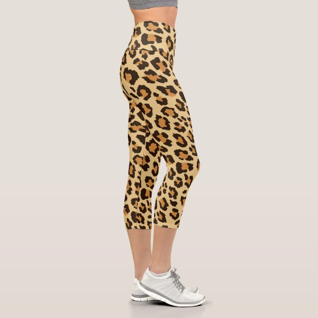 Leggings in Tierdrucken, Yoga-Capris (Rechts)