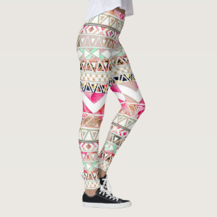 Leggings / Indianerisches Aztekenmuster