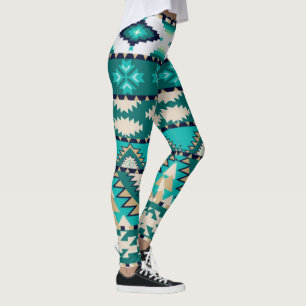 Leggings / Indianerisches Aztekenmuster