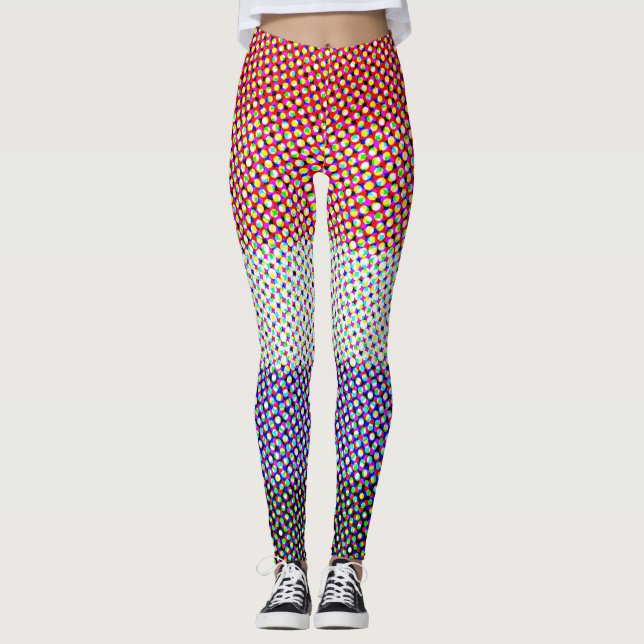 Leggings Indicateur de fierté cupioromantique Abstraite (Devant)