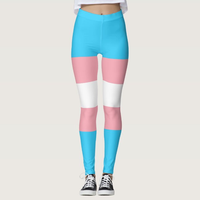 Leggings Indicateur transgenre personnalisé (Devant)