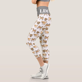 Leggings individuelle Name und Initialen isländisc
