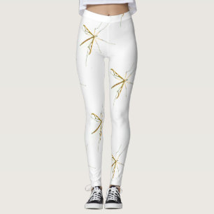 Leggings insecte géant blanc